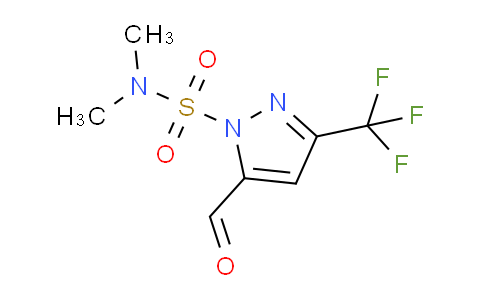 CAS No. 1423037-33-5, 5-Formyl-N,N-dimethyl-3-(trifluoromethyl)pyrazole-1-sulfonamide