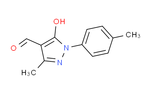 CAS No. 60484-30-2, 5-Hydroxy-3-methyl-1-(p-tolyl)-1H-pyrazole-4-carbaldehyde