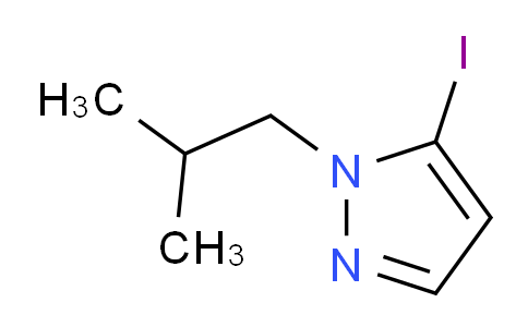 CAS No. 1345471-53-5, 5-Iodo-1-isobutylpyrazole