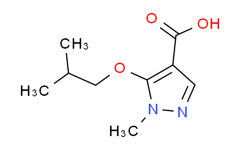 CAS No. 1023272-73-2, 5-Isobutoxy-1-methyl-1H-pyrazole-4-carboxylic acid