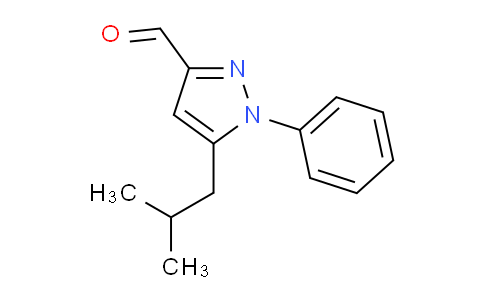 CAS No. 926893-91-6, 5-Isobutyl-1-phenyl-1H-pyrazole-3-carbaldehyde