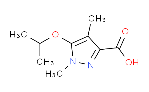 CAS No. 1239743-30-6, 5-Isopropoxy-1,4-dimethyl-1H-pyrazole-3-carboxylic acid