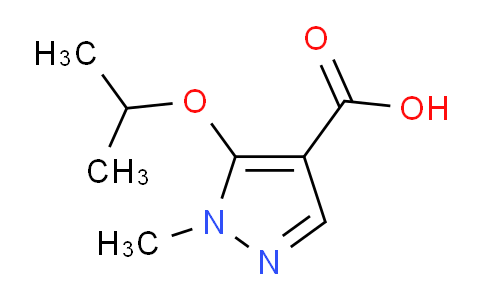 CAS No. 1365960-93-5, 5-Isopropoxy-1-methyl-1H-pyrazole-4-carboxylic acid
