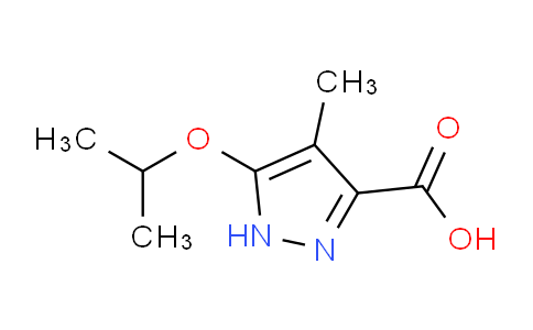 CAS No. 1344687-42-8, 5-Isopropoxy-4-methyl-1H-pyrazole-3-carboxylic acid