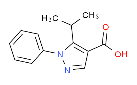 CAS No. 116344-18-4, 5-Isopropyl-1-phenyl-1H-pyrazole-4-carboxylic acid