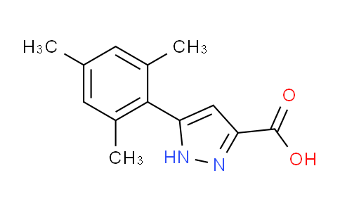 CAS No. 1037690-98-4, 5-Mesityl-1H-pyrazole-3-carboxylic acid