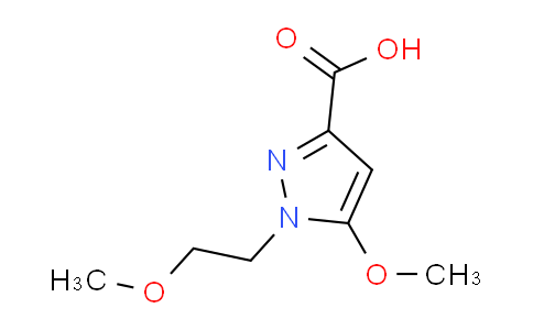 CAS No. 1263211-61-5, 5-Methoxy-1-(2-methoxyethyl)-1H-pyrazole-3-carboxylic acid