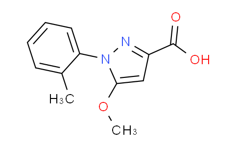 CAS No. 1344701-73-0, 5-Methoxy-1-(o-tolyl)-1H-pyrazole-3-carboxylic acid