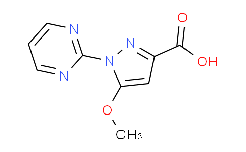 CAS No. 1427013-51-1, 5-Methoxy-1-(pyrimidin-2-yl)-1H-pyrazole-3-carboxylic acid
