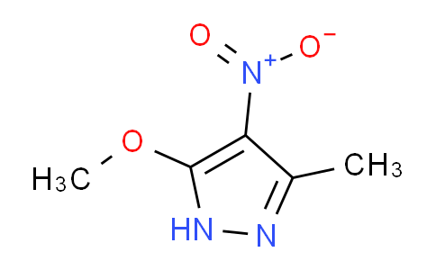 CAS No. 173682-19-4, 5-Methoxy-3-methyl-4-nitro-1H-pyrazole