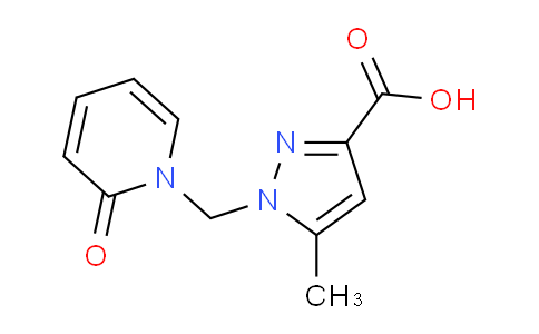 CAS No. 1263214-74-9, 5-Methyl-1-((2-oxopyridin-1(2H)-yl)methyl)-1H-pyrazole-3-carboxylic acid