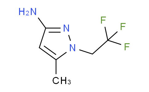 CAS No. 1006486-85-6, 5-Methyl-1-(2,2,2-trifluoroethyl)-1H-pyrazol-3-amine