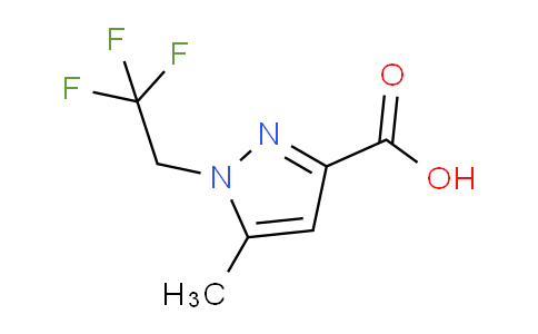 CAS No. 1006486-45-8, 5-Methyl-1-(2,2,2-trifluoroethyl)-1H-pyrazole-3-carboxylic acid