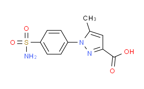 CAS No. 69181-14-2, 5-Methyl-1-(4-sulfamoylphenyl)-1H-pyrazole-3-carboxylic acid
