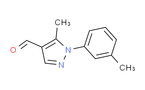 CAS No. 1248368-15-1, 5-Methyl-1-(m-tolyl)-1H-pyrazole-4-carbaldehyde