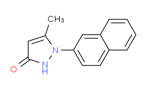 CAS No. 1192140-15-0, 5-Methyl-1-(naphthalen-2-yl)-1H-pyrazol-3(2H)-one
