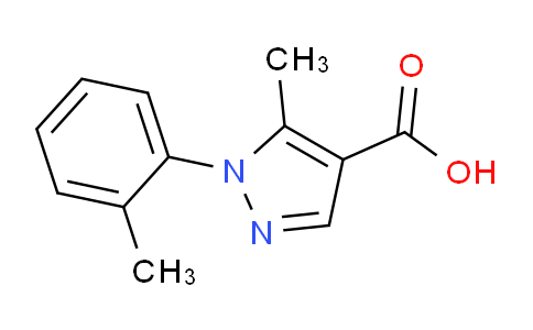 CAS No. 423768-56-3, 5-Methyl-1-(o-tolyl)-1H-pyrazole-4-carboxylic acid