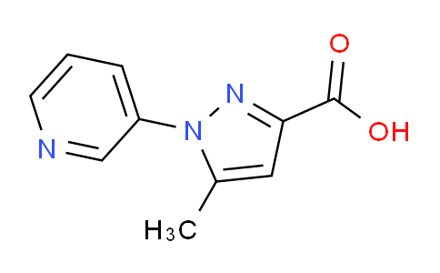 CAS No. 1349988-73-3, 5-Methyl-1-(pyridin-3-yl)-1H-pyrazole-3-carboxylic acid