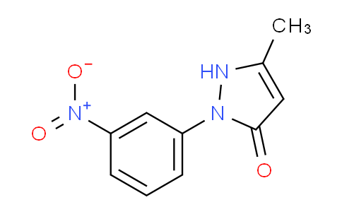CAS No. 119-16-4, 5-Methyl-2-(3-nitrophenyl)-1H-pyrazol-3(2H)-one