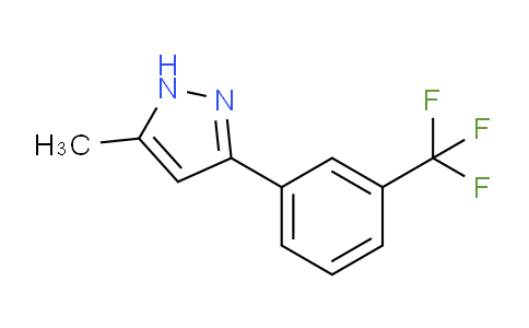 CAS No. 2222761-16-0, 5-Methyl-3-(3-(trifluoromethyl)phenyl)-1H-pyrazole
