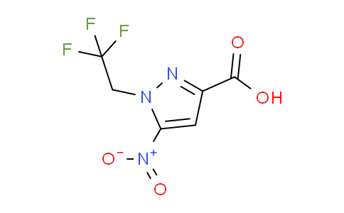 CAS No. 1328640-37-4, 5-Nitro-1-(2,2,2-trifluoroethyl)-1H-pyrazole-3-carboxylic acid