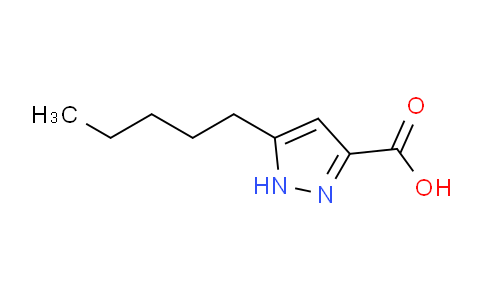CAS No. 89967-38-4, 5-Pentyl-1H-pyrazole-3-carboxylic acid