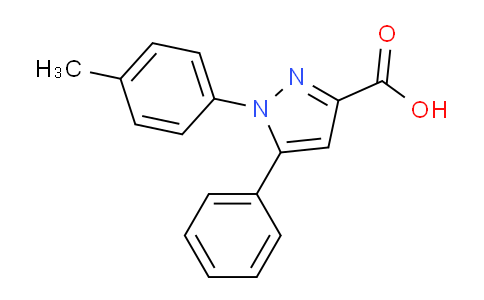 CAS No. 62160-78-5, 5-Phenyl-1-(p-tolyl)-1H-pyrazole-3-carboxylic acid