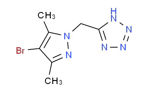 CAS No. 683274-70-6, 5-[(4-Bromo-3,5-dimethylpyrazol-1-yl)methyl] tetrazole