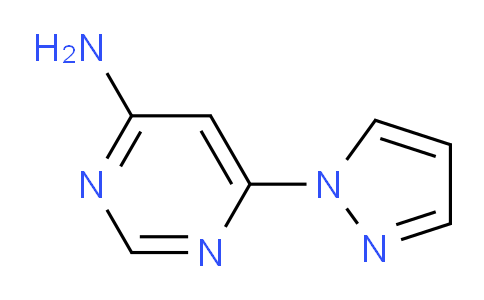 CAS No. 114834-09-2, 6-(1H-Pyrazol-1-yl)pyrimidin-4-amine