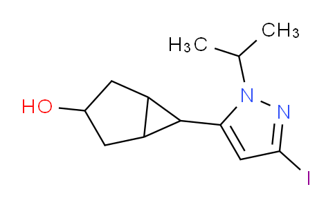 CAS No. 1799892-88-8, 6-(3-Iodo-1-isopropyl-1H-pyrazol-5-yl)bicyclo[3.1.0]hexan-3-ol