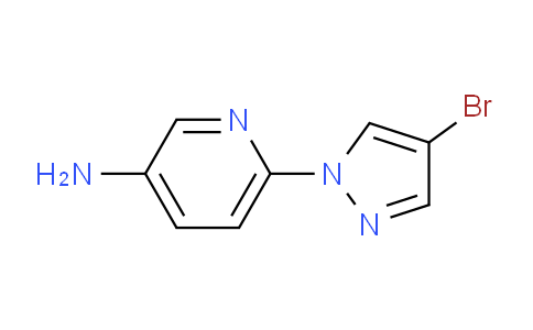 CAS No. 1171054-86-6, 6-(4-Bromo-1H-pyrazol-1-yl)pyridin-3-amine