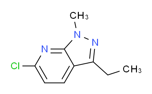 CAS No. 1824150-88-0, 6-Chloro-3-ethyl-1-methyl-1H-pyrazolo[3,4-b]pyridine