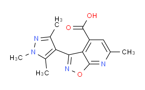 CAS No. 1172878-64-6, 6-Methyl-3-(1,3,5-trimethyl-1H-pyrazol-4-yl)isoxazolo[5,4-b]pyridine-4-carboxylic acid