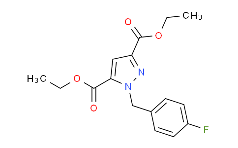 CAS No. 251925-08-3, Diethyl 1-(4-fluorobenzyl)-1H-pyrazole-3,5-dicarboxylate
