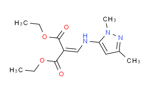 CAS No. 20481-33-8, Diethyl 2-(((1,3-dimethyl-1H-pyrazol-5-yl)amino)methylene)malonate