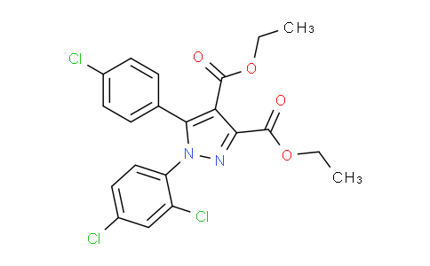 MC649238 | 1206970-22-0 | Diethyl 5-(4-chlorophenyl)-1-(2,4-dichlorophenyl)-1H-pyrazole-3,4-dicarboxylate