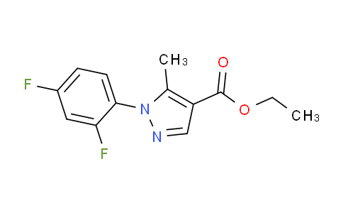 CAS No. 175135-71-4, Ethyl 1-(2,4-difluorophenyl)-5-methyl-1H-pyrazole-4-carboxylate