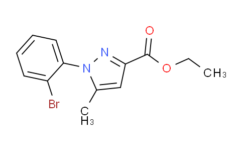 CAS No. 1820703-80-7, Ethyl 1-(2-bromophenyl)-5-methyl-1H-pyrazole-3-carboxylate