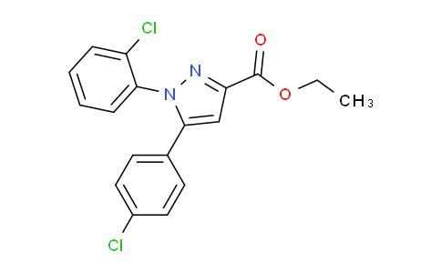 CAS No. 851729-08-3, Ethyl 1-(2-chlorophenyl)-5-(4-chlorophenyl)-1H-pyrazole-3-carboxylate