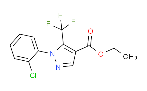 CAS No. 1020237-74-4, Ethyl 1-(2-chlorophenyl)-5-(trifluoromethyl)-1H-pyrazole-4-carboxylate