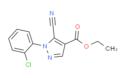 CAS No. 98476-18-7, Ethyl 1-(2-chlorophenyl)-5-cyano-1H-pyrazole-4-carboxylate