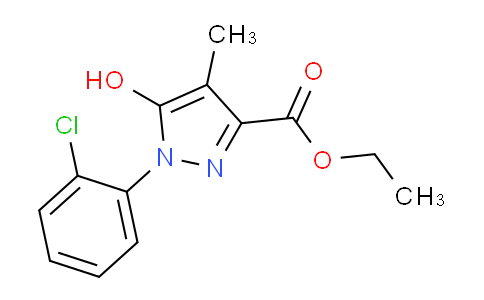 CAS No. 274253-24-6, Ethyl 1-(2-chlorophenyl)-5-hydroxy-4-methyl-1H-pyrazole-3-carboxylate