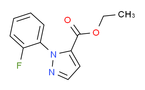 CAS No. 1246555-47-4, Ethyl 1-(2-fluorophenyl)-1H-pyrazole-5-carboxylate