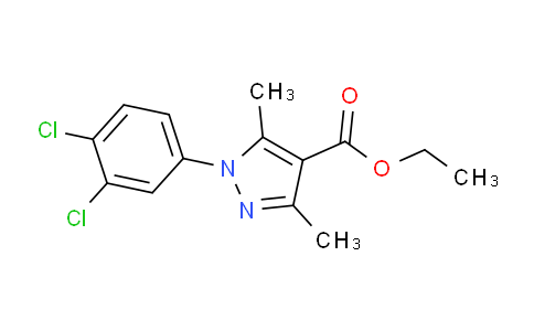 CAS No. 477710-51-3, Ethyl 1-(3,4-dichlorophenyl)-3,5-dimethyl-1H-pyrazole-4-carboxylate