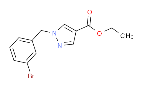 CAS No. 1197233-82-1, Ethyl 1-(3-bromobenzyl)-1H-pyrazole-4-carboxylate