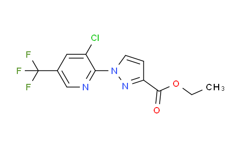 CAS No. 1006336-63-5, Ethyl 1-(3-chloro-5-(trifluoromethyl)pyridin-2-yl)-1H-pyrazole-3-carboxylate