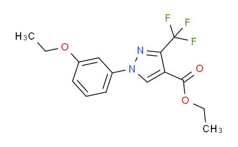 CAS No. 1003579-02-9, Ethyl 1-(3-ethoxyphenyl)-3-(trifluoromethyl)-1H-pyrazole-4-carboxylate
