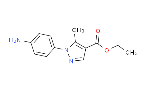 CAS No. 260046-88-6, Ethyl 1-(4-aminophenyl)-5-methyl-1H-pyrazole-4-carboxylate