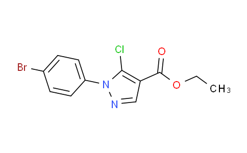 CAS No. 98475-72-0, Ethyl 1-(4-bromophenyl)-5-chloro-1H-pyrazole-4-carboxylate