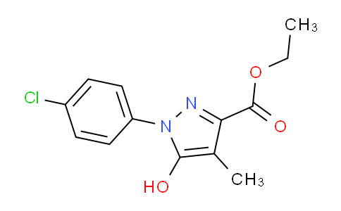 CAS No. 274253-03-1, Ethyl 1-(4-chlorophenyl)-5-hydroxy-4-methyl-1H-pyrazole-3-carboxylate